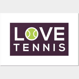 Love Tennis Posters and Art